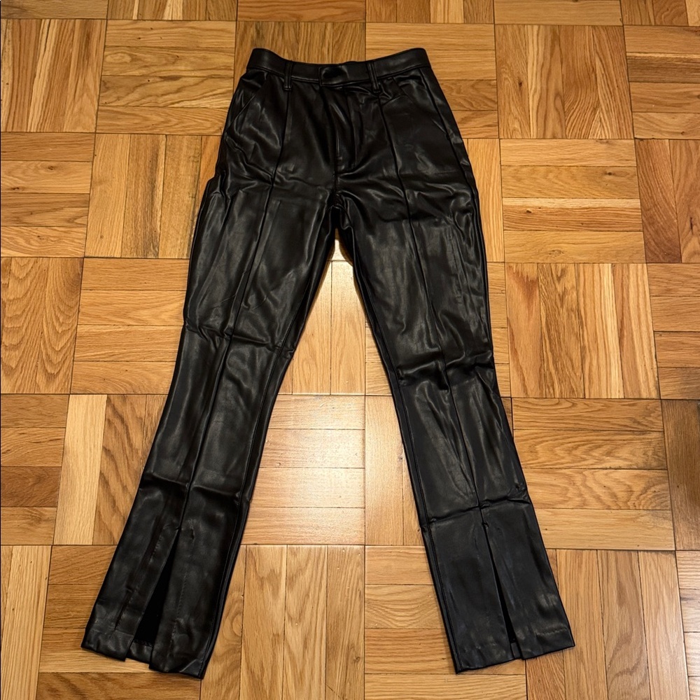 Abercrombie & Fitch Black Leather Pants